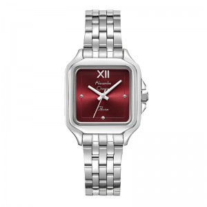 Alexandre Christie AC 2B55 Silver Red LHBSSRE